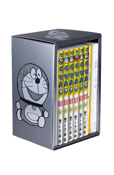 哆啦A夢(01)~(06)50周年紀念特別書盒版封面