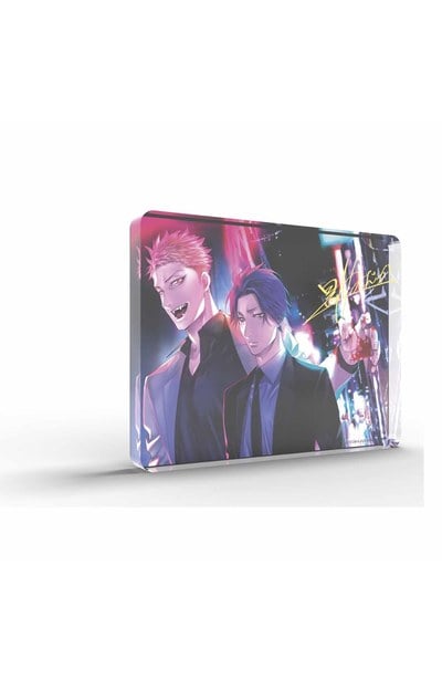 (精品)《魔女之犬》燙金複製簽名晶磚壓克力